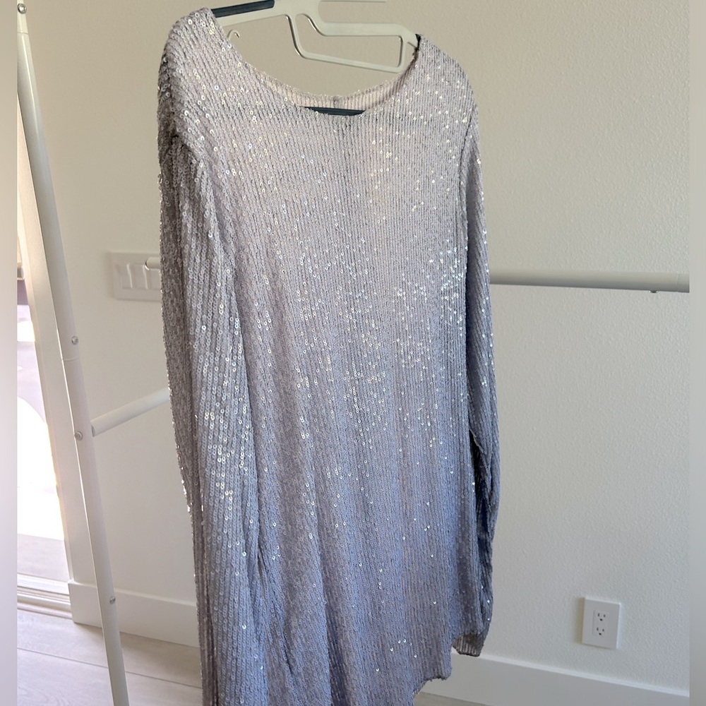 Free People Gold Rush Long Sleeve Top – Size XL (New Without Tags)